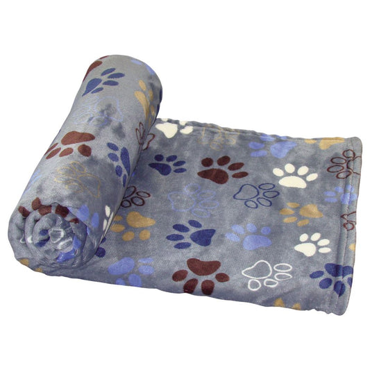 Nobby Fleecedecke LISSI dunkelgrau - S/M/L - Hundedecke Kuscheldecke Schutzdecke