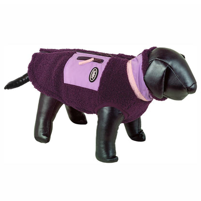 Nobby Hundepullover FILPA - braun & lila - Sweater Hundemantel Hundejacke