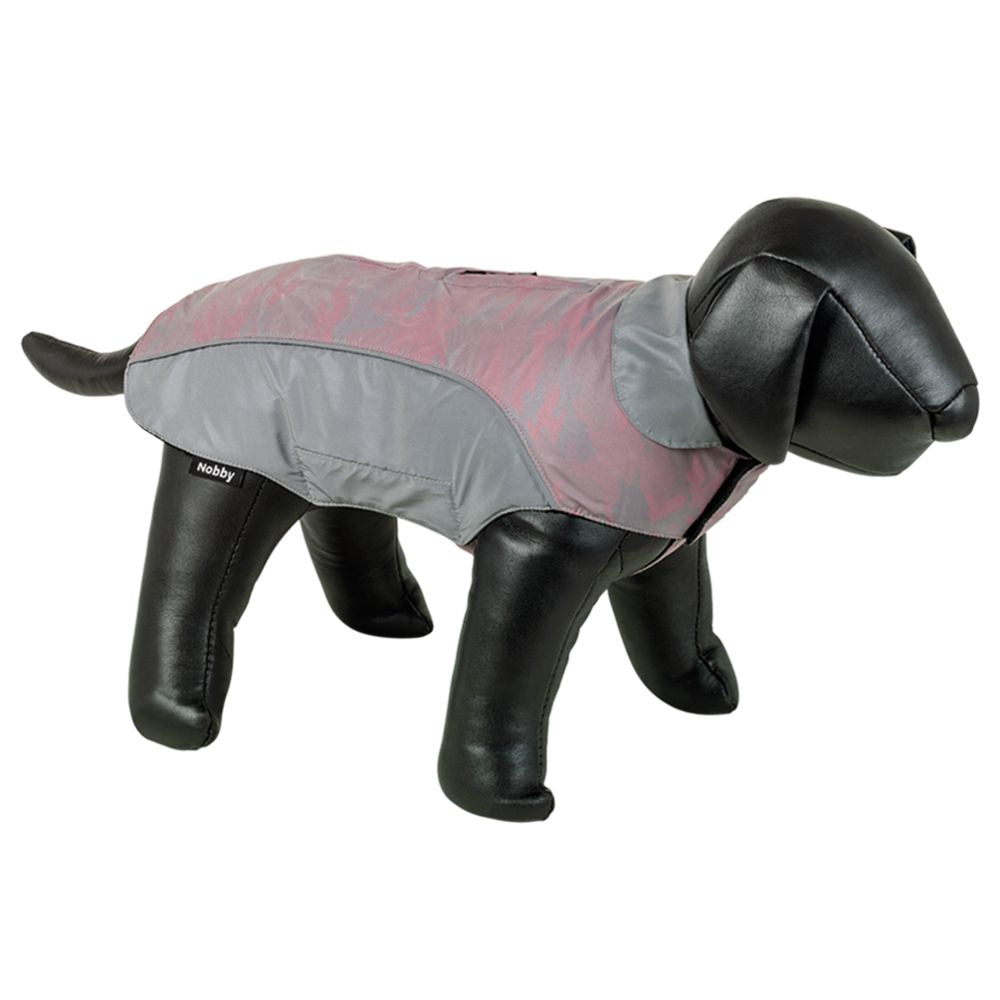 Nobby Hundemantel TISIN - grau camouflage - Hundejacke Regenmantel Hundepullover