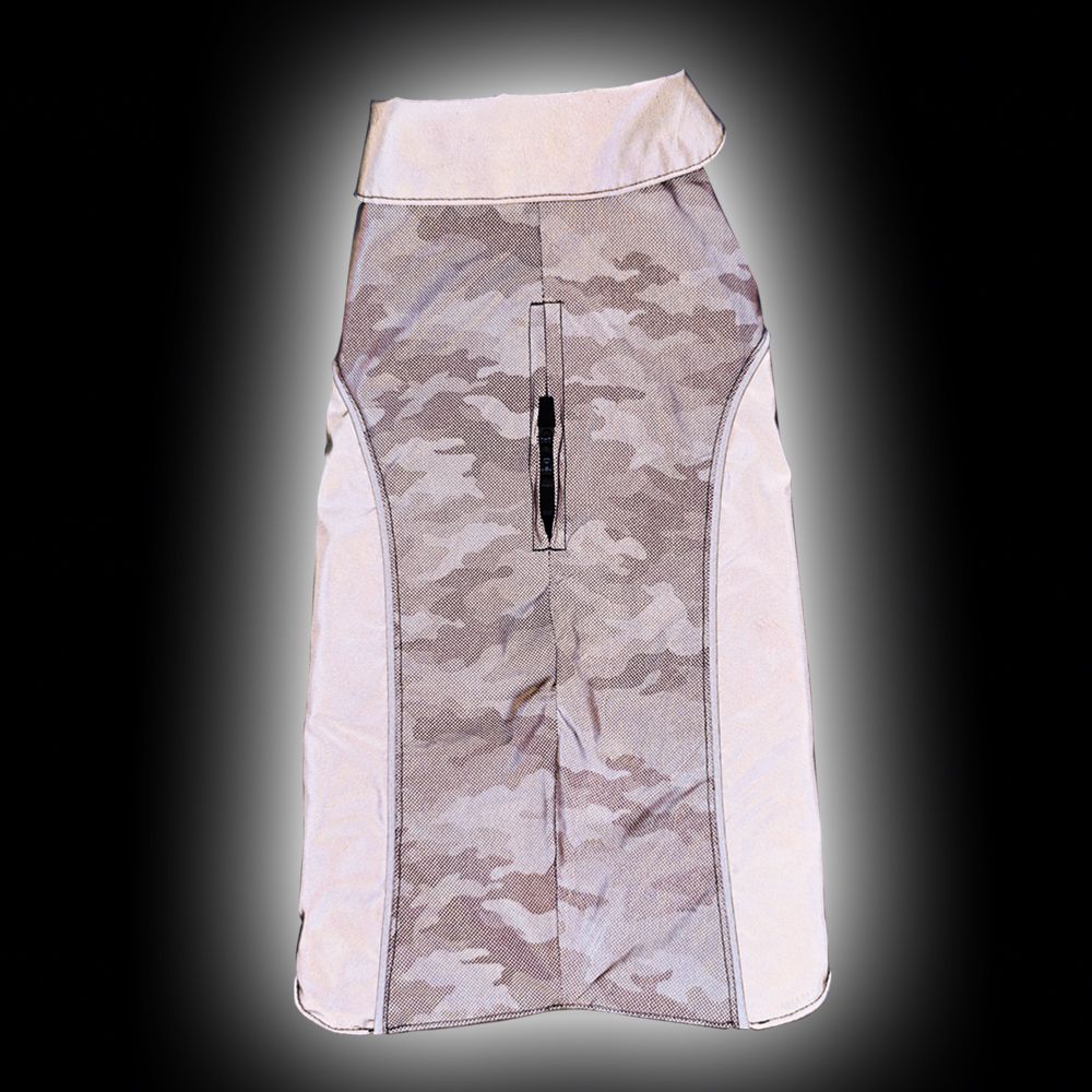 Nobby Hundemantel TISIN - grau camouflage - Hundejacke Regenmantel Hundepullover