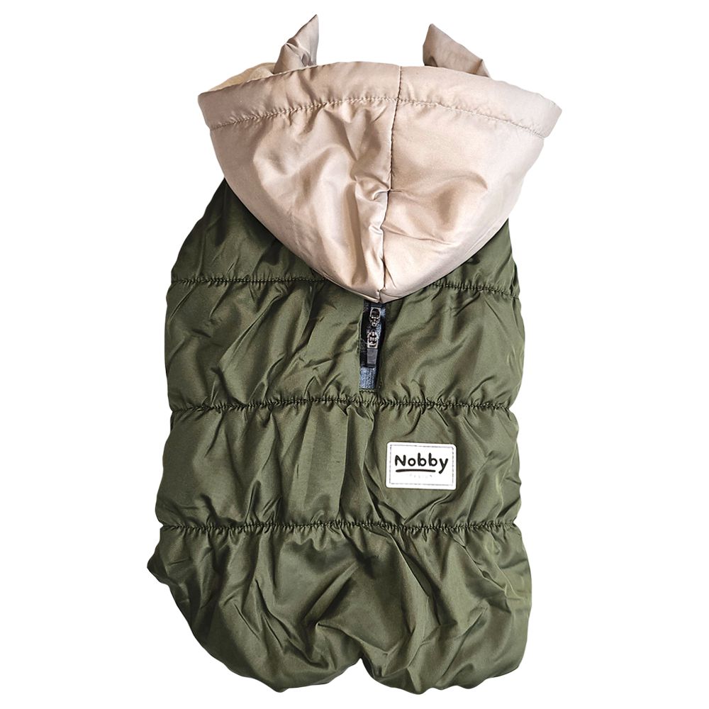 Nobby Hundemantel MUTA - olivgrün - Hundejacke Regenmantel Hundepullover