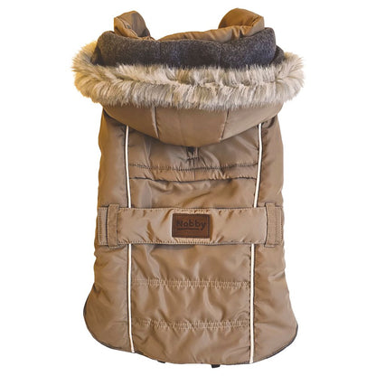 Nobby Hundemantel BOKA - beige/schwarz - Hundejacke Regenmantel Hundepullover