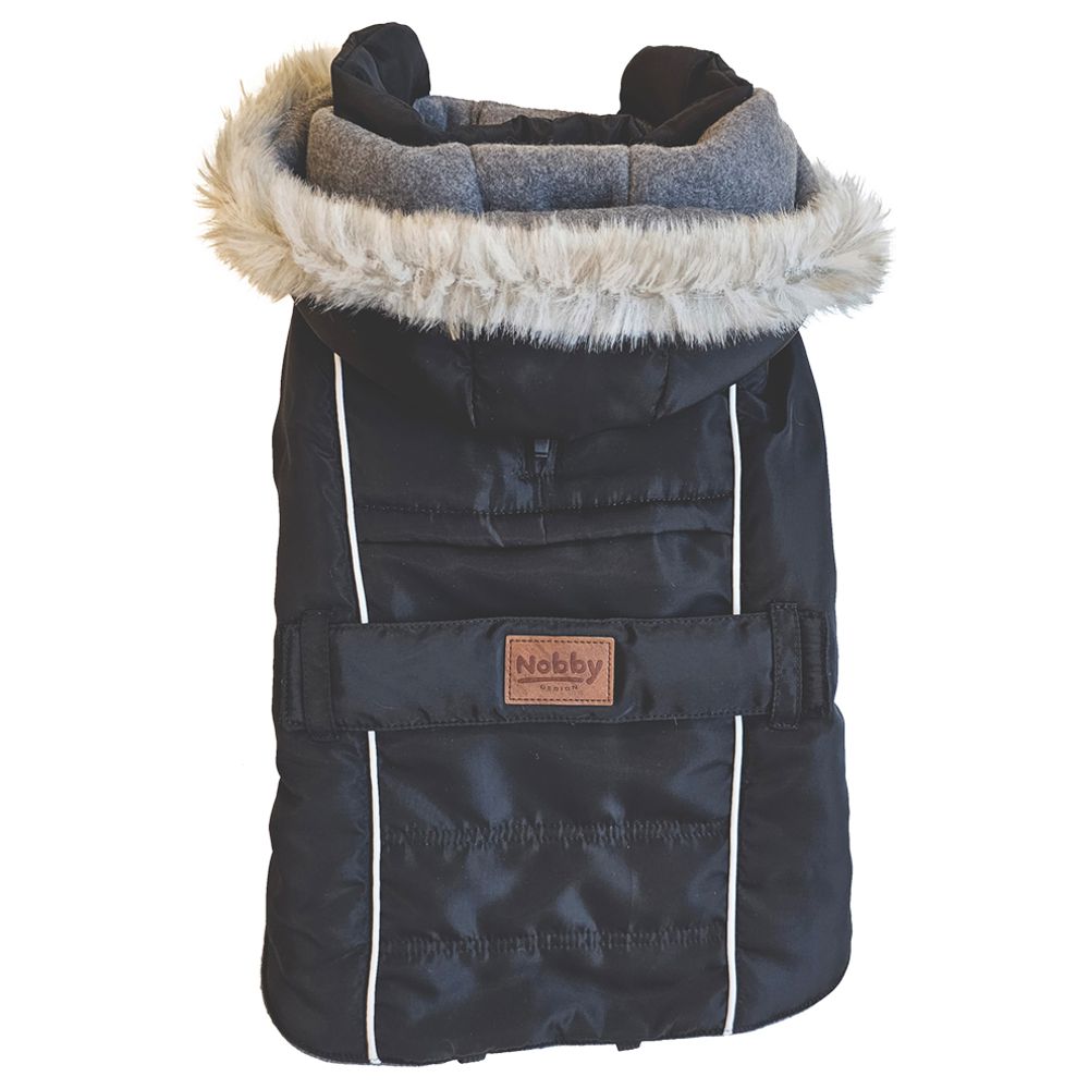 Nobby Hundemantel BOKA - beige/schwarz - Hundejacke Regenmantel Hundepullover