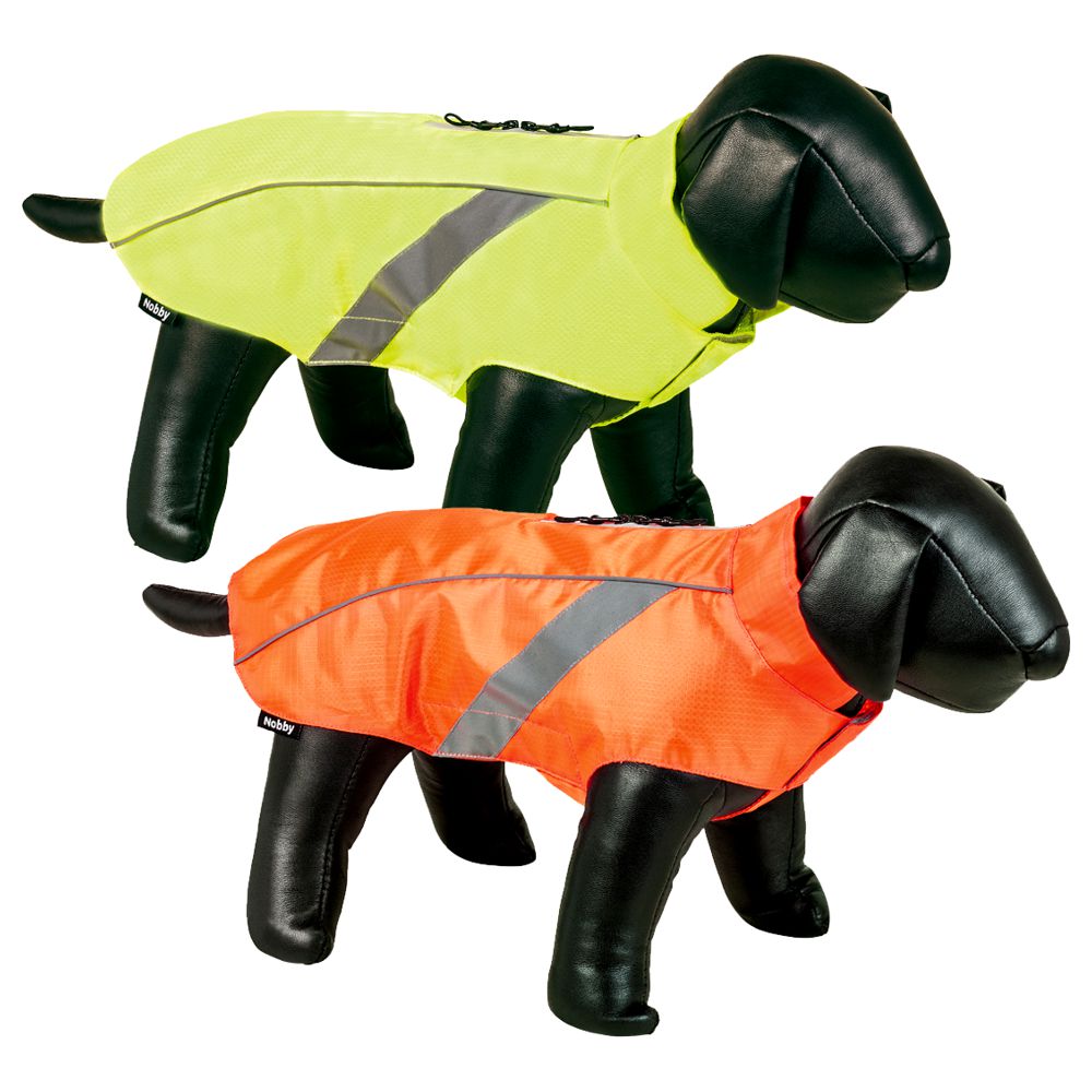 Nobby Regenmantel NEW RAINY - neongelb/neonorange - Hundejacke Hundemantel