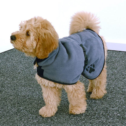 Nobby Hundebademantel - XS bis XXXL - Trockenmantel Bathrobe Bademantel Hund