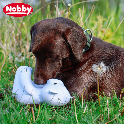Nobby Wasserspielzeug FLOATING - schwimmt - Apportierspielzeug mit Quietscher