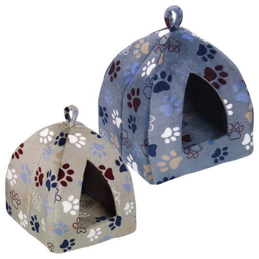 Nobby Höhle Classic LISSI - 33 + 40 cm - Schlafplatz Decke Kissen Hundebett