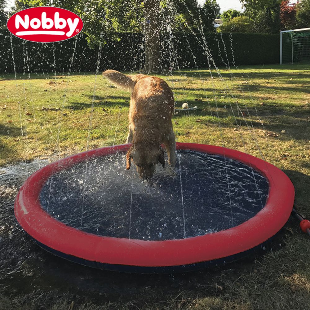 Nobby DOGGY SPLASH POOL 100/150 cm Sprinkler Hundepool Wasserspiel Abkühlung