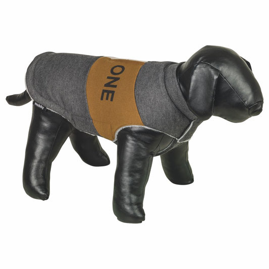 Nobby Hundepullover THE ONE - grau/caramel - Sweater Hundemantel Hundejacke