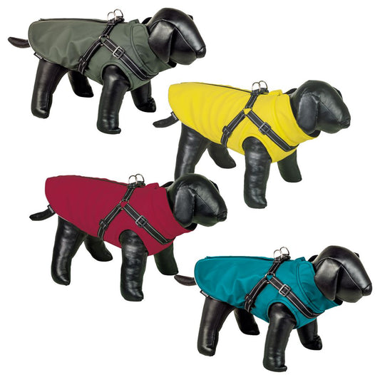 Nobby Regenmantel ANTEKA 2 in 1 - mit Geschirr - Hundemantel Hundejacke