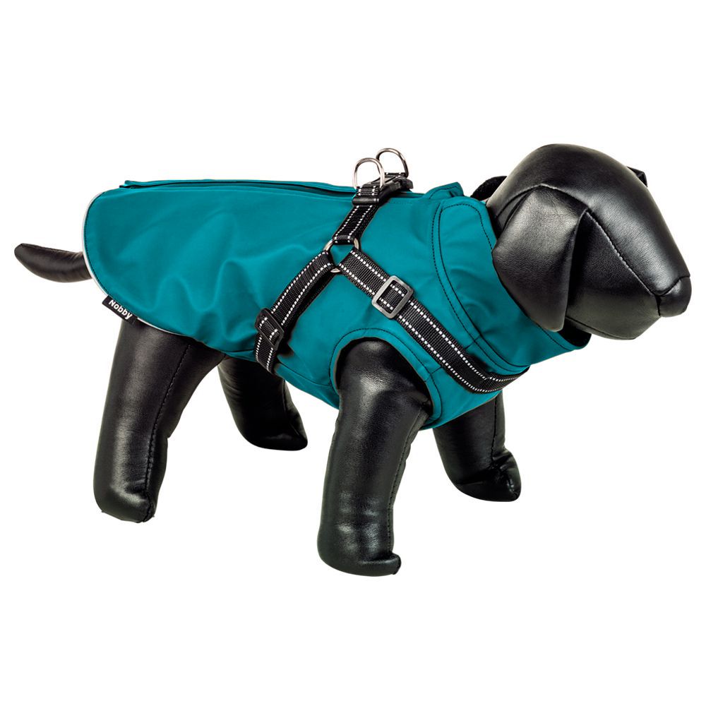 Nobby Regenmantel ANTEKA 2 in 1 - mit Geschirr - Hundemantel Hundejacke