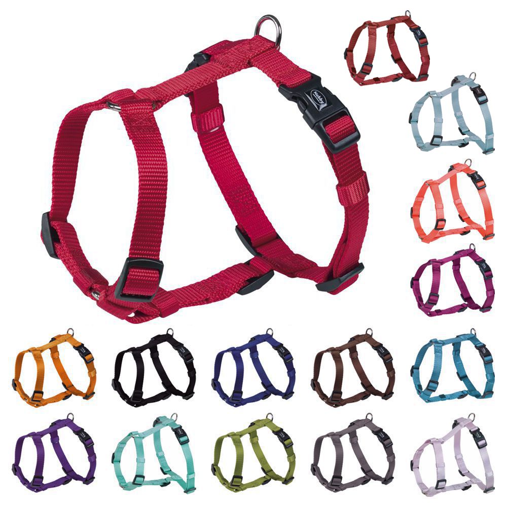 Nobby Geschirr CLASSIC XXS/XS-S/S-M/M-L/L-XL alle Farben - Nylon Hundegeschirr