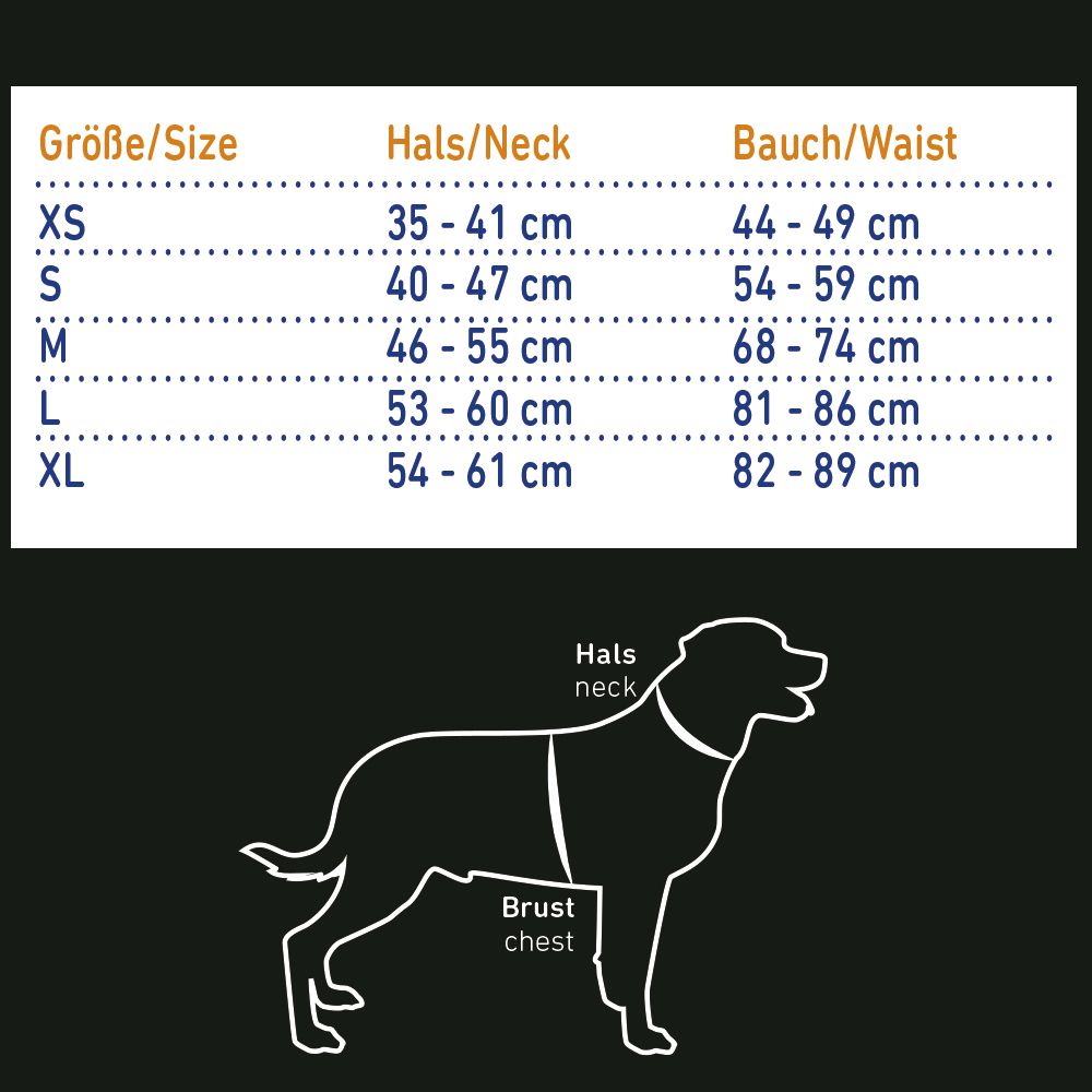 Nobby Schwimmhilfe für Hunde - neon gelb orange - Rettungsweste - Schwimmweste