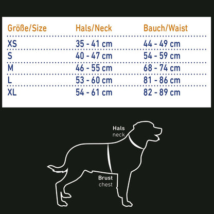 Nobby Schwimmhilfe für Hunde - neon gelb orange - Rettungsweste - Schwimmweste