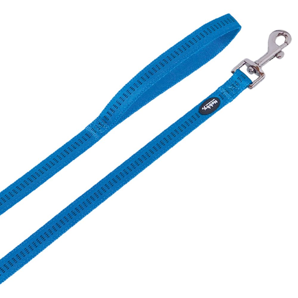 Nobby Leine SOFT GRIP 120 cm lang - 10/15/20/25 mm breit Nylon Hundeleine 1