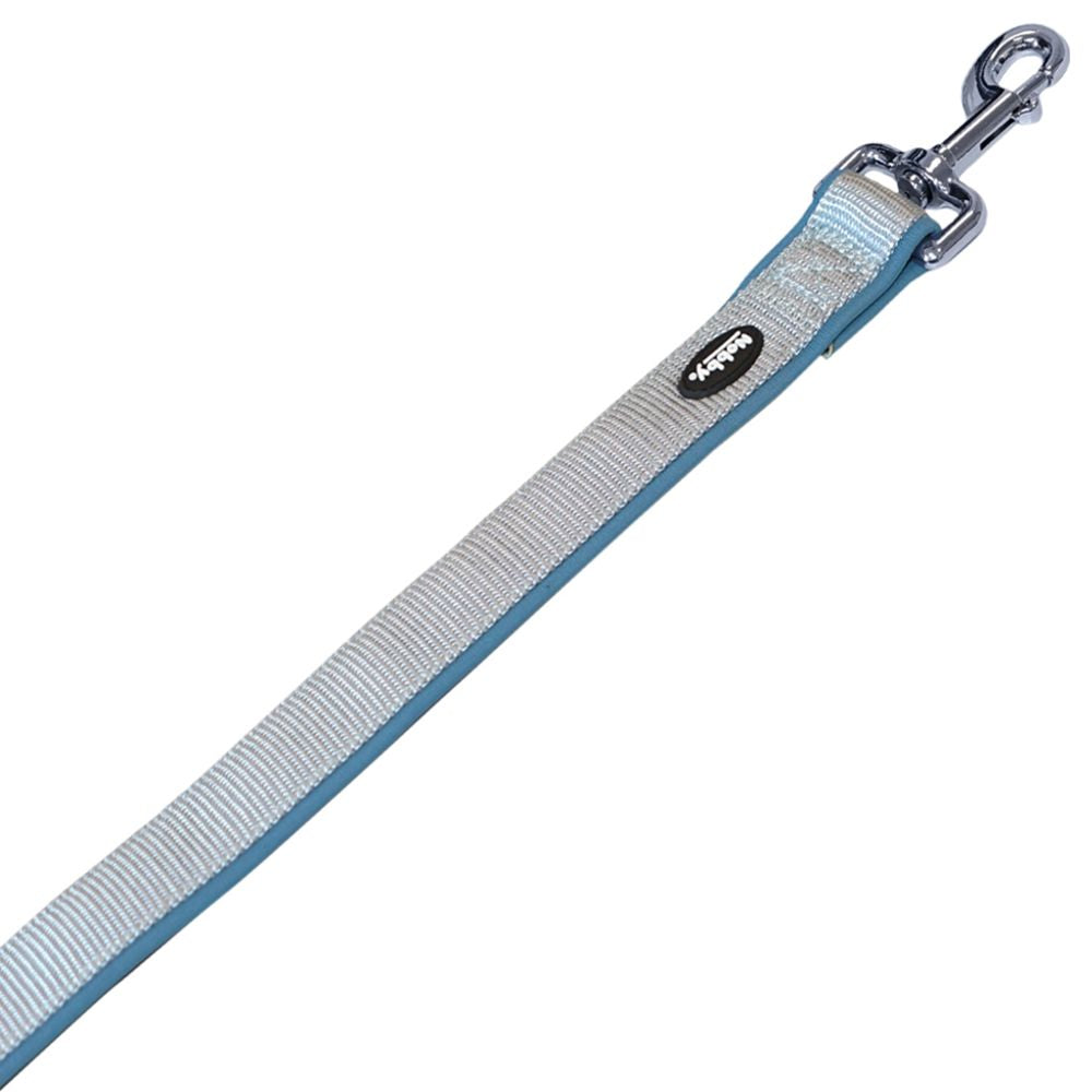 Nobby Leine CLASSIC PRENO - 120 cm - XS-S/M-L/L-XL - Nylon Hundeleine - 1,2 m