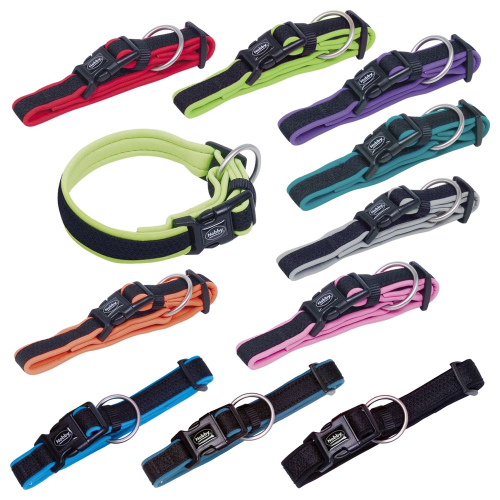 Nobby Halsband MESH PRENO - XS/XS-S/S-M/M-L/L-XL - Nylon Hundehalsband