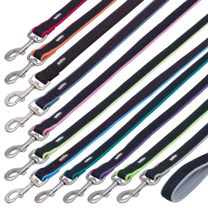 Nobby Leine MESH PRENO - 120 cm - XS-S/M-L/L-XL - Nylon Hundeleine - 1