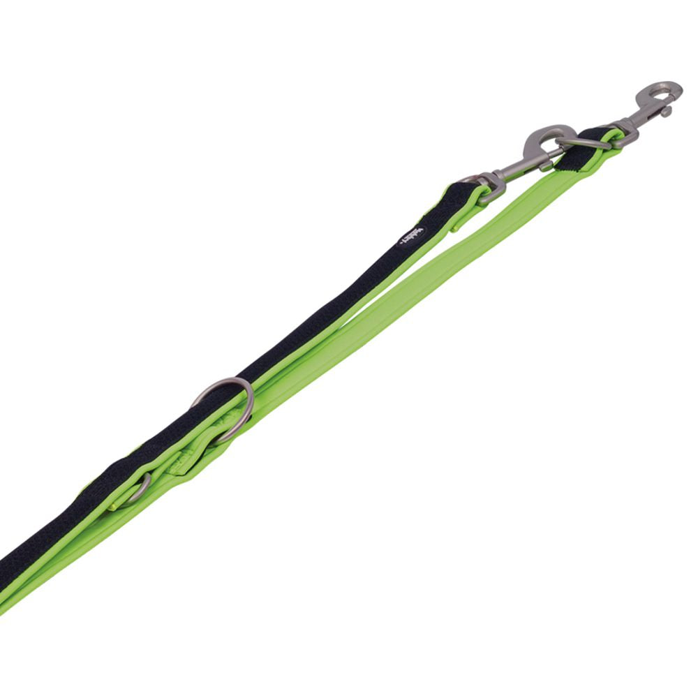 Nobby Führleine MESH PRENO - 200 cm - L-XL / 39 - neon grün