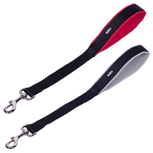 Nobby Kurzführer CLASSIC PRENO - M/L - 30 + 45 cm lang - Hundeleine Nylon Leine