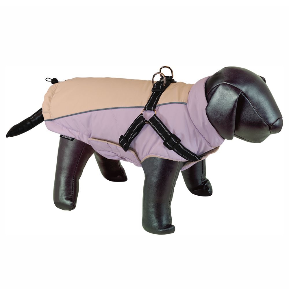 Nobby Hundemantel EIVOR - flieder/cream - Hundejacke Regenmantel Hundepullover