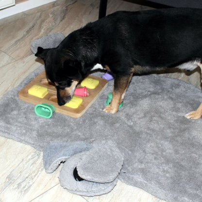 Nobby Kuschelmatte DOGGY - Spielmatte Schutzdecke Schlafplatz Hundematte - grau