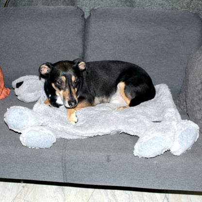 Nobby Kuschelmatte DOGGY - Spielmatte Schutzdecke Schlafplatz Hundematte - grau