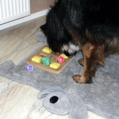 Nobby Kuschelmatte DOGGY - Spielmatte Schutzdecke Schlafplatz Hundematte - grau