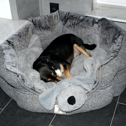 Nobby Kuschelmatte DOGGY - Spielmatte Schutzdecke Schlafplatz Hundematte - grau