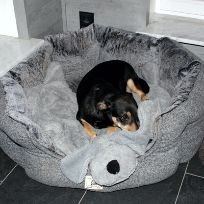Nobby Kuschelmatte DOGGY - Spielmatte Schutzdecke Schlafplatz Hundematte - grau