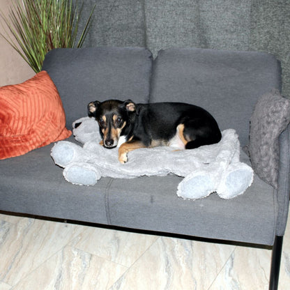 Nobby Kuschelmatte DOGGY - Spielmatte Schutzdecke Schlafplatz Hundematte - grau