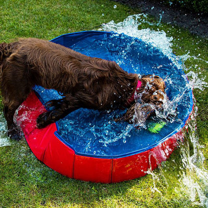Nobby DOGGY POOL 80/120/160 cm - S/M/L - rot/blau - Hundepool - Swimmingpool