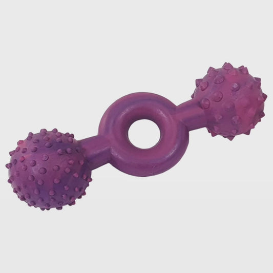 Nobby Vollgummi Hundespielzeug - Ringhantel - Apportierspiel Gummispielzeug