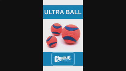 Chuckit! Ultra Ball - Apportierspielzeug Hundespielzeug - springt gut & schwimmt