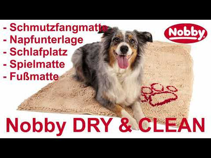 Nobby Schmutzfangmatte DRY & CLEAN Schlafplatz Fußmatte Napfunterlage Hundematte