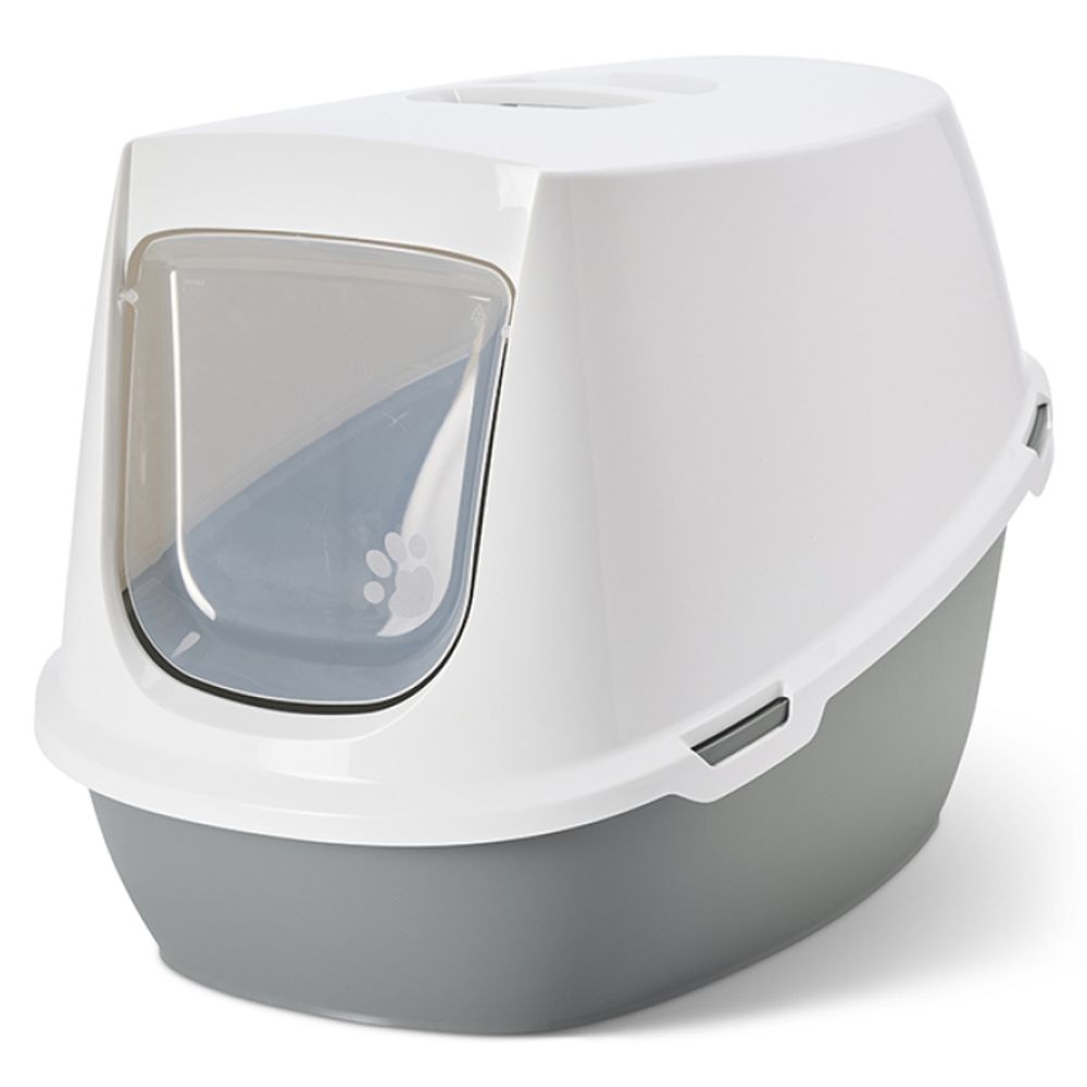 Savic Katzentoilette ROBIN JUMBO - grau/weiß - 66