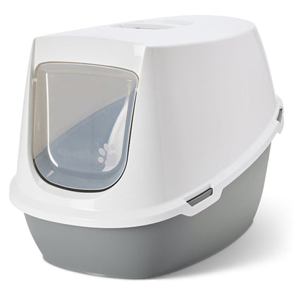 Savic Katzentoilette ROBIN JUMBO - grau/weiß - 66